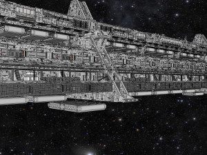 Starship troopers lunar base 3D मॉडल