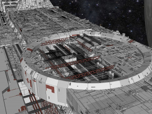 Starship troopers lunar base 3D मॉडल