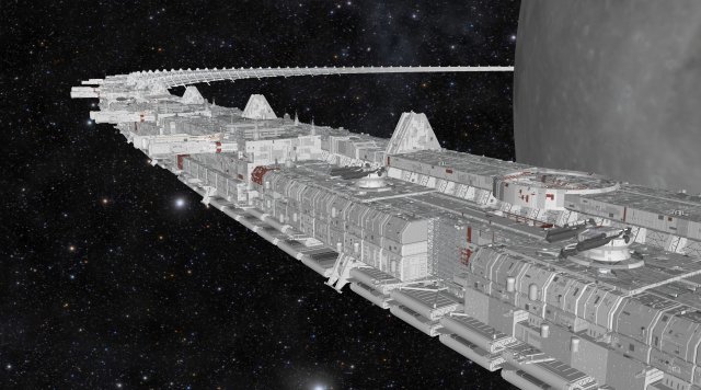 Starship troopers lunar base 3D मॉडल .c4d .max .obj .3ds .fbx .stl .blend 