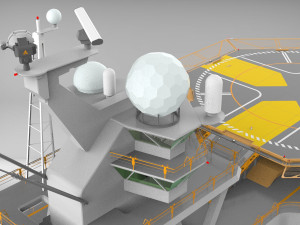 Sci fi landing platform 2 3D मॉडल