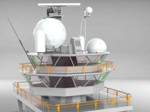 Sci fi landing platform 2 3D मॉडल