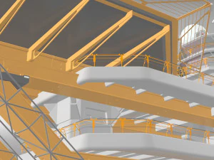 Sci fi landing platform 2 3D Model