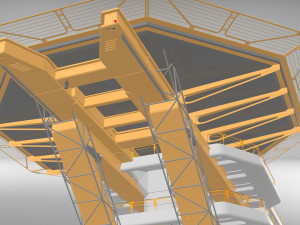 Sci fi landing platform 2 3D मॉडल