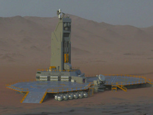 Sci-fi helipad 3D मॉडल