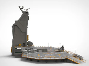 Sci-fi helipad 3D Model