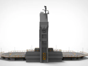 Sci-fi helipad 3D Model