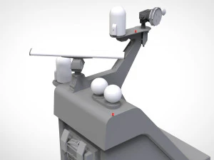 Sci-fi helipad 3D Model
