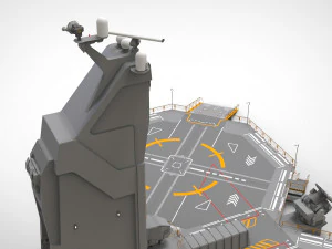 Sci-fi helipad 3D Model