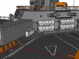 Sci-fi helipad 3D Model