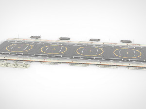 Sci-fi landing platform 1 3D मॉडल
