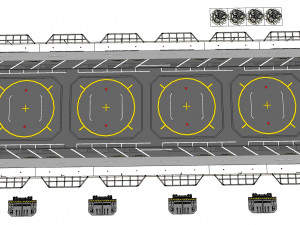 Sci-fi landing platform 1 3D मॉडल