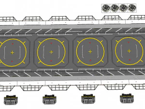 Sci-fi landing platform 1 3D Model