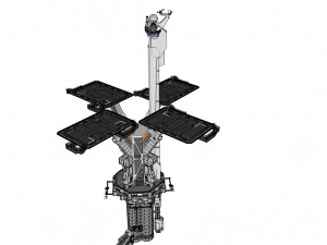 Sci-fi landing platform 3 3D Model