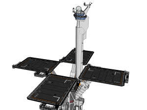 Sci-fi landing platform 3 3D Model