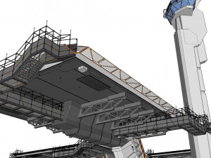 Sci-fi landing platform 3 3D Model