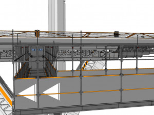 Sci-fi landing platform 3 3D Model