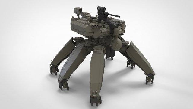 Mech 1 3D 모델 .c4d .max .obj .3ds .fbx .stl .blend 