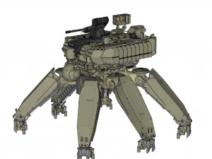 Meccanismo 1 Modello 3D