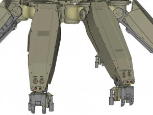 Meccanismo 1 Modello 3D