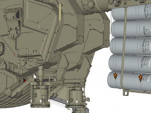 Sci fi cannon 380mm 3D Model