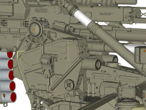 Sci fi cannon 380mm 3D Model