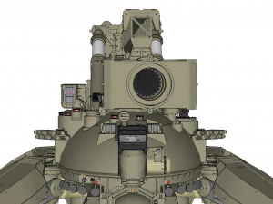 Sci fi cannon 380mm 3D Model
