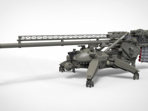 cannon 380mm 3D Model