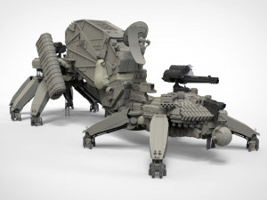 Mobile missile launcher basement 3D मॉडल