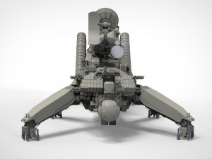 Mobile missile launcher basement 3D मॉडल