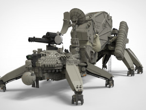 Mobile missile launcher basement 3D मॉडल