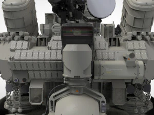 Mobile missile launcher basement 3D Model