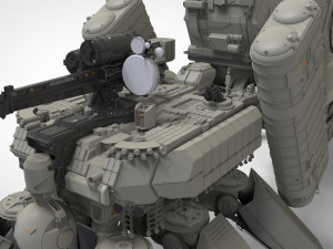 Mobile missile launcher basement 3D मॉडल