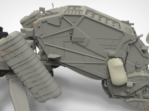 Mobile missile launcher basement 3D मॉडल