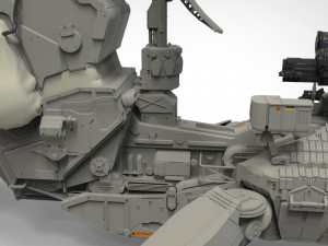 Mobile missile launcher basement 3D मॉडल