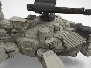 Mobile missile launcher basement 3D मॉडल