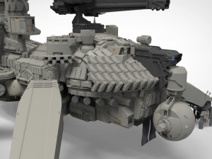 Mobile missile launcher basement 3D मॉडल