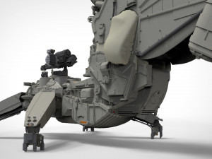Mobile missile launcher basement 3D मॉडल
