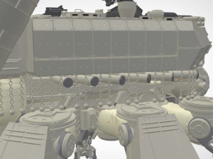 Mobile missile launcher basement 3D मॉडल