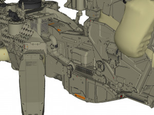 Mobile missile launcher basement 3D मॉडल