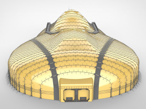 Barrier city 3D Model
