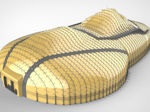 Barrier city 3D Model