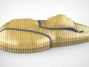 Barrier city 3D Model