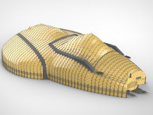 Barrier city 3D Model