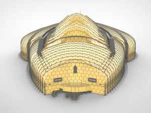 Barrier city 3D Model