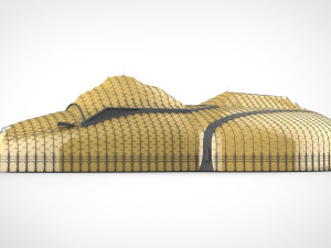 Barrier city 3D Model