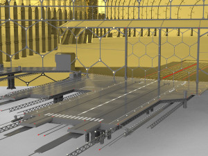 Barrier city 3D Model