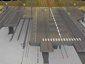 Barrier city 3D Model