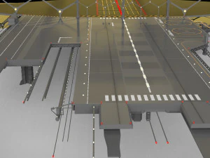Barrier city 3D Model