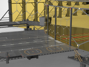 Barrier city 3D Model