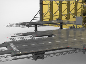 Barrier city 3D Model